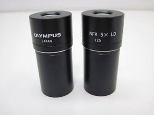 OLYMPUS NFK 5X LD 125 MICROSCOPE EYEPIECES