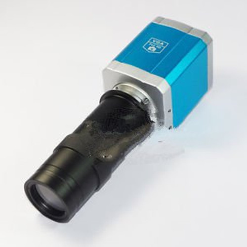 1080P VGA SD Card Video USB HD Industry Microscope Camera T60  +C-mount  Lens US