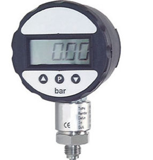 DIGITAL STAINLESS STEEL PRESSURE GAUGE 0/10 bar with Battery - CLASS 0,5