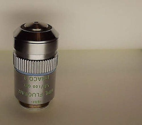 Leitz NPL Fluotar Phaco 3 Microscope Objective 50x Phase Contrast 50/1.00 Oil