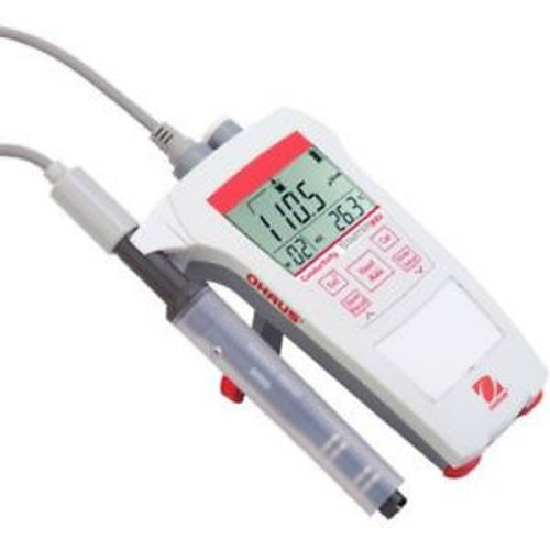 0 to 100C Ohaus ST300C Portable Conductivity Meter Includes Meter, Probe, Clip