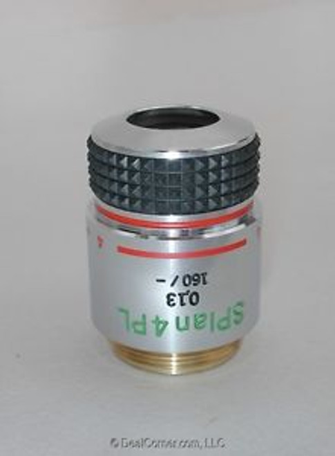 Olympus Microscope Objective, SPlan 4x PL