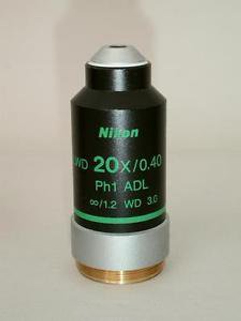 Nikon Microscope Objective, ADL 20x Ph1 LWD