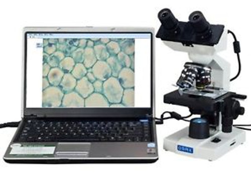 OMAX 40X-2000X Digital Lab LED Binocular Compound Microscope with Built-in...NEW