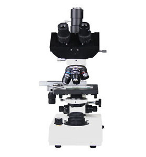 2500x Professional Medical Compound DoctorTrinocular LED Microscope w C Mount