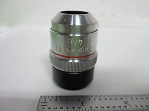 MICROSCOPE OBJECTIVE ZEISS GERMANY LD-EPIPLAN 4X LONG DISTANCE OPTICS