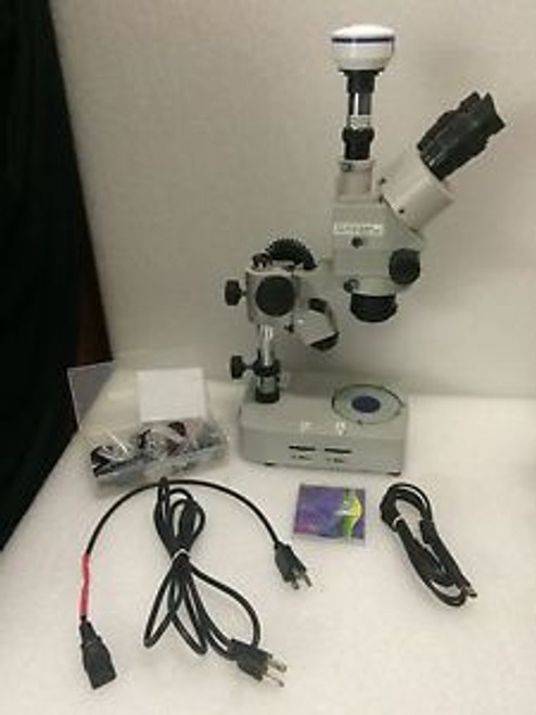 OMAX 20X Trinocular Stereo Microscope with HDCE-X3  USB Camera