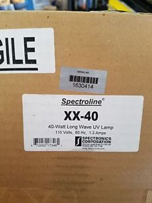 spectroline X-series uv lamp XX-40