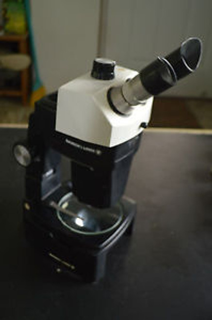 Bausch and Lomb Microscope ~  STEREOZOOM 7  ~  (2) 10x Eye Lens ~ with Stand