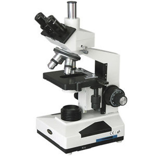 AmScope T400A-30W 40x-1600x Trinocular 30W Halogen Compound Microscope