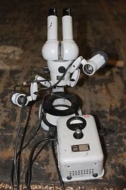 CARL ZEISS MICROSCOPE WITH TRANSFORMER