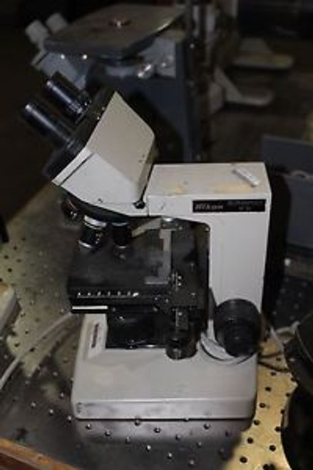 Nikon Alphaphot YS Microscope w/10X EYE PIECE AND OBJECTIVES