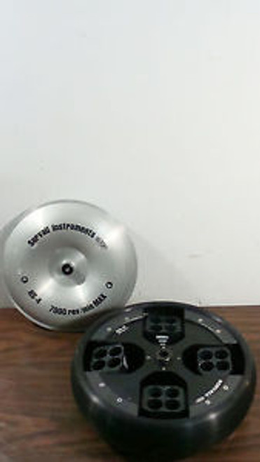 THERMO SORVALL RC-6 RC-5 EVOLUTION CENTRIFUGE SUPERSPEED ROTOR MODEL HS-4 TESTED