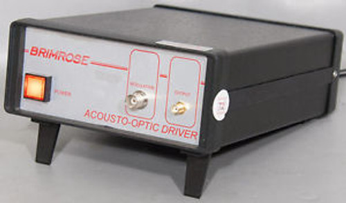 Brimrose FFA-210-B2(50)-F1-X 1 W Fixed Frequency Acousto-Optic Driver Modulator
