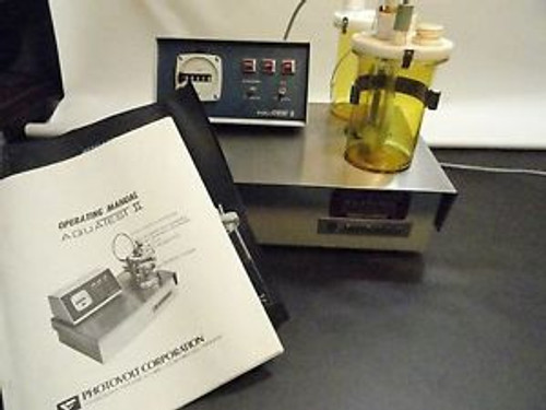 Photovolt Aquatest II Moisture Analyzer Model 122 with Titration Vessels