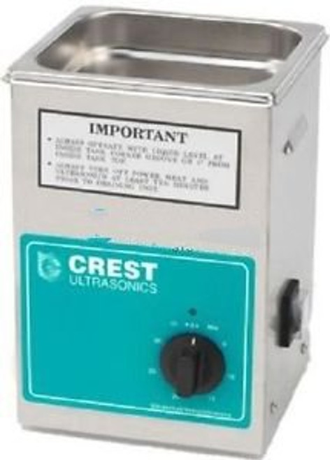 New Crest CP200T PowerSonic Ultrasonic Cleaner w/Timer & Basket.5 Gal 1.75 L