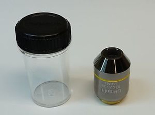 Olympus UPlanFl 10X/0.30 ?/- microscope objective: excellent condition