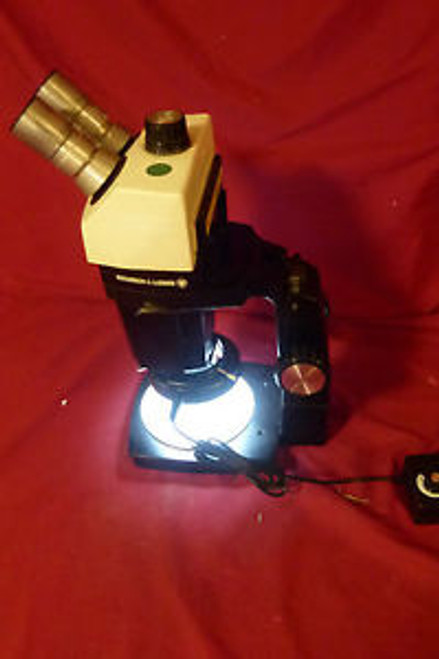 BAUSCH & LOMB STEROZOOM 7 MICROSCOPE + STAND+ LED RING LIGHT