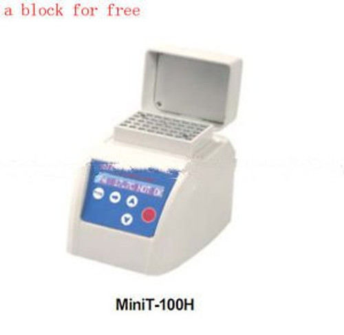 High Quality MiniT-100H Dry Bath Incubator LCD Display +5~100 Degree