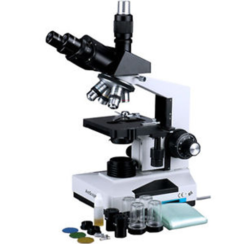 AmScope T490A-DK 40X-1600X Trinocular Compound Darkfield Microscope