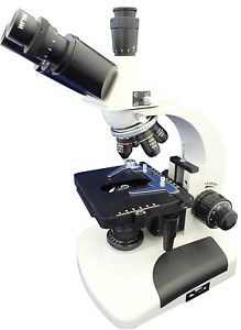 Ajax Scientific Trinocular Microscope Focusing Adjustab 40X-1600X Magnification