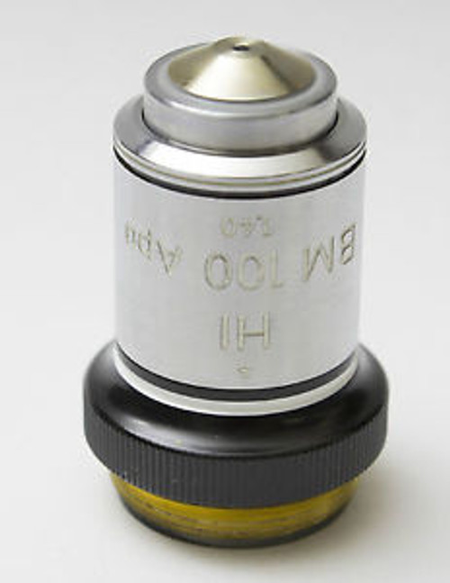 Nikon Apo 100x 1.40 BM Microscope Objective Negative Phase Contrast Short Barrel