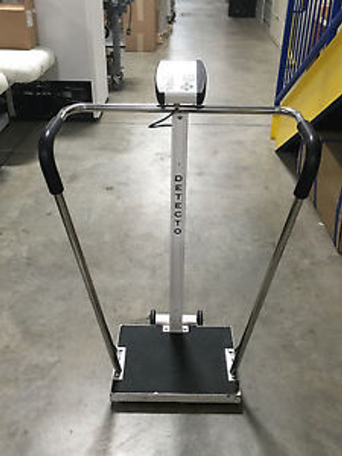 Detecto 6855 - Digital Handrail Scale 600 lb x 0.2lb