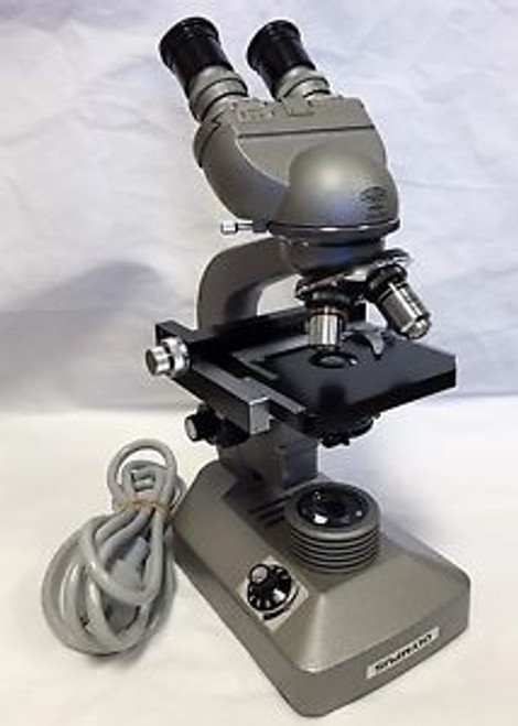 Olympus KHC Binocular Microscope - WF 10x Eyepieces 4x, 10x, 40x, 100x