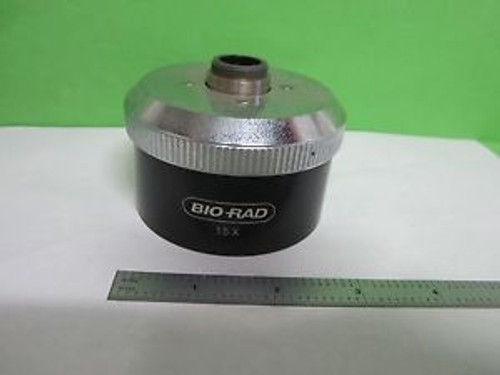 MICROSCOPE REFLECTIVE OBJECTIVE HEAVY BIO RAD IR 15X OPTICS