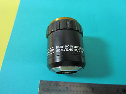 MICROSCOPE OBJECTIVE AUS JENA GERMANY EPI 20X INFINITY CORRECTED OPTICS