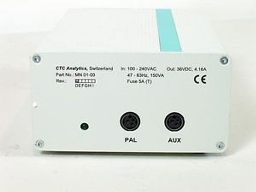 CTC Analytics PAL Autosampler Power Supply Module Model MN 01-00 Rev D Tested