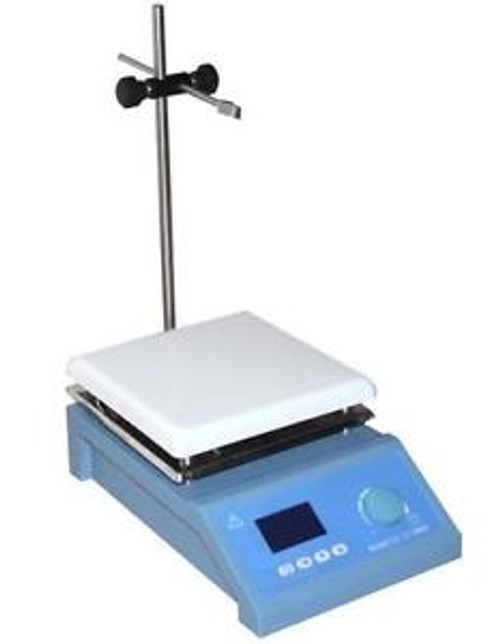 Digital Ceramic Magnetic Stirrer Heating & Stirring w/ Inside Sensor 7x7 New