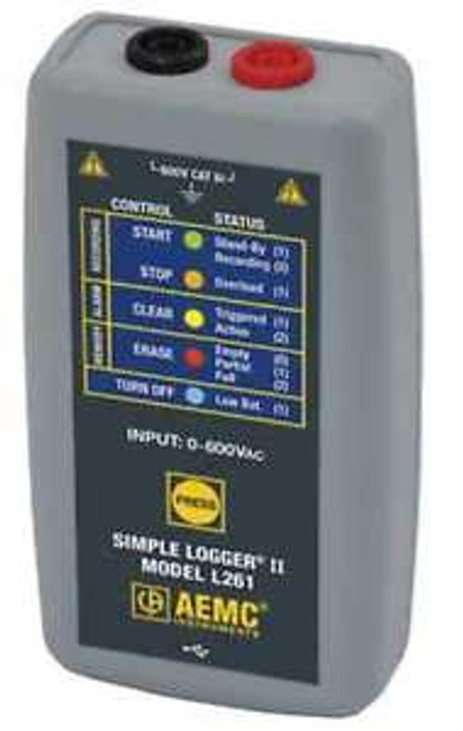 AEMC INSTRUMENTS L261 Voltage Data Logger, 0 to 600 V AC/DC