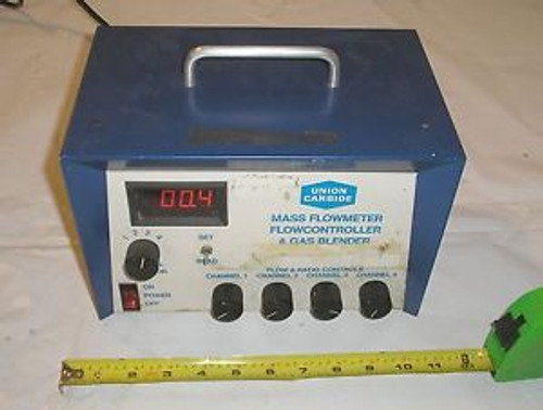 Union Carbide Mass Flowmeter Flowcontroller & Gas Bender FM-4550-4C-4C-6C-6C