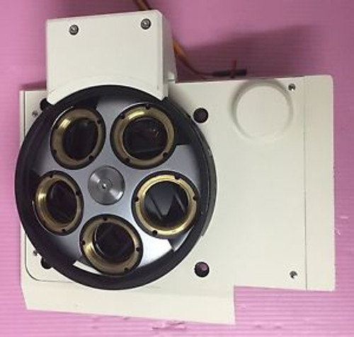 AUTO TURRET REMOVED FROM CARL ZEISS AXIOTRON 8X8 MICROSCOPE PART