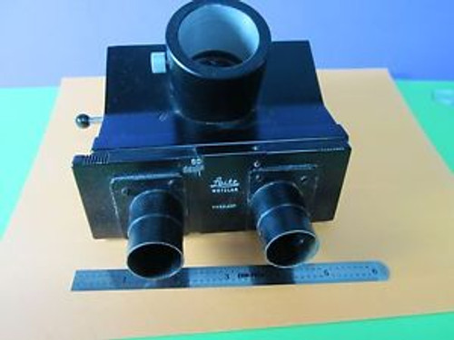 MICROSCOPE DIALUX LEITZ GERMANY TRINOCULAR HEAD AS PICTURED