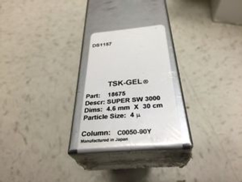 New HPLC column Tosoh TSKgel SuperSW3000 4.6 mm x 30 cm 4 um #18675 SW300