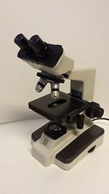 National Model 162 Binocular Microscope Complete