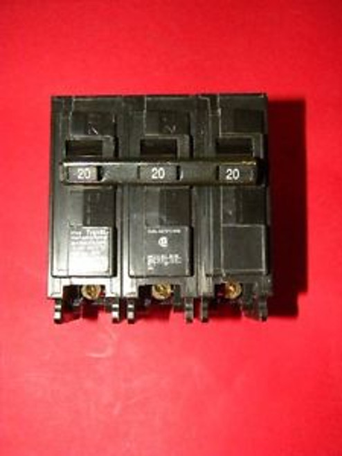 Siemens B320 Circuit Breaker 3 Pole 20 Amp