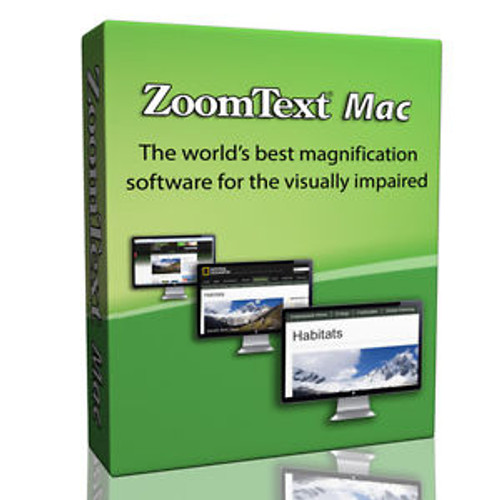 ZoomText Mac Magnifier / ScreenReader - English CD