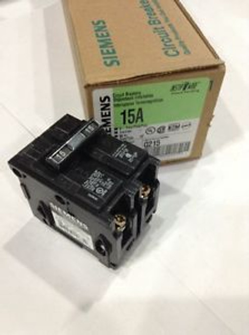 Q215 Siemens Circuit Breaker 2 Pole 15 Amp 120/240V (New) Box Of 6