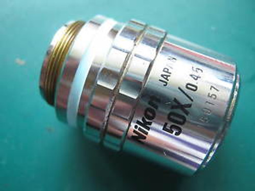 Nikon CF Plan 50x/0.45 SLWD ?/0 WD 13.8mm EPI objective