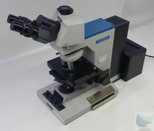 Reichert Diastar Microscope W 10X 40X 100X Objectives & Light Box