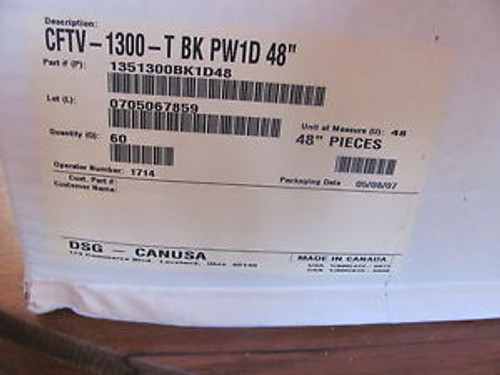 Canusa Cftv 1300 T Bk Pw1D 48 60 Pieces Per Case Heat Shrink