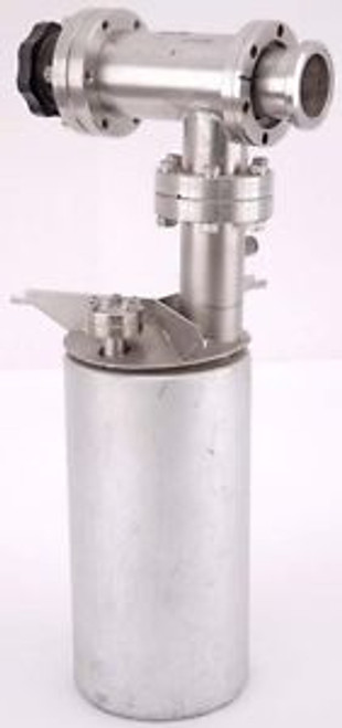 Huntington SP-151 Cryogenic Sorption Pump +Varian 2.75 Flange High Vacuum Valve