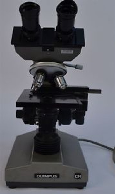 Olympus CH Binocular Laboratory Microscope With 4X 10X 40X 100X Objectives
