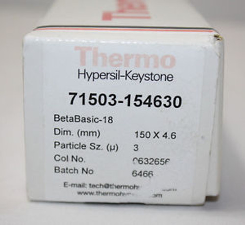 New Thermo Hypersil 71503-154630 BetaBasic 18, 3 µm HPLC Column (150 x 4.6mm)
