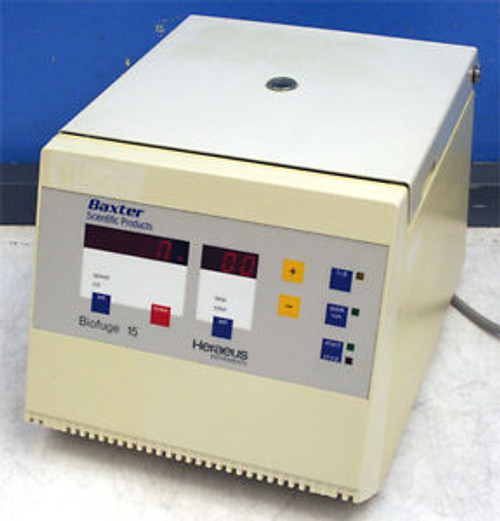 Baxter Heraeus Biofuge 15 Tabletop Centrifuge