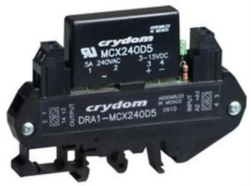 Crydom Dra1-Mcx380D5 Ssr Din Rail Mount 380Vac 15Vdc 5A