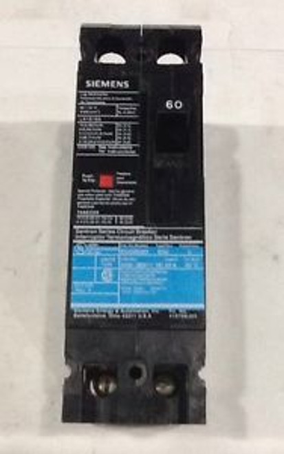 ED22B060 Siemens Circuit Breaker 2 Pole 60 Amp 240V (New)